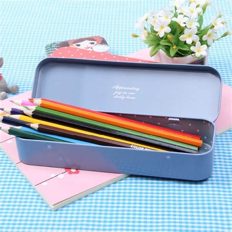 pencil box metal|metal pencil case box.